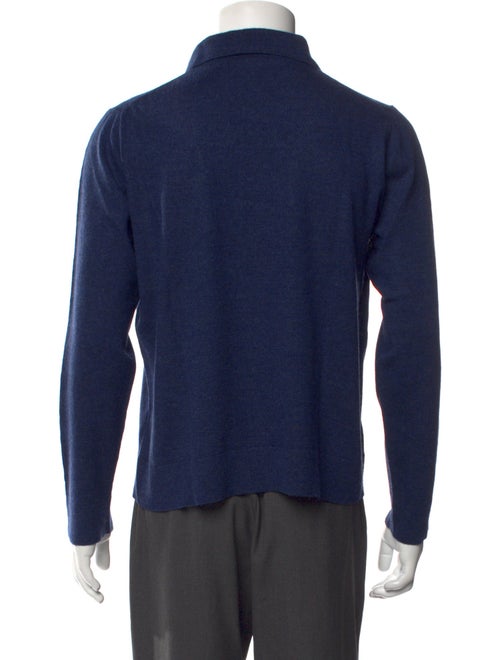 Vince Merino Wool Crew Neck Polo Sweater