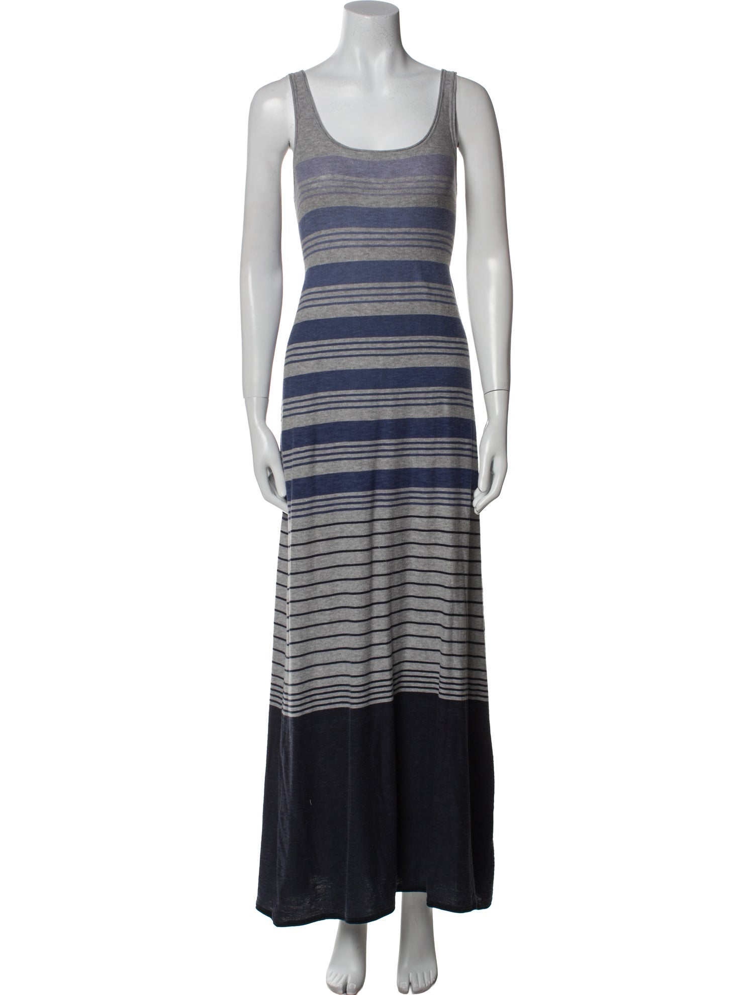 Vince Striped Long Dress