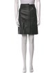 Vince Leather Knee-Length Skirt