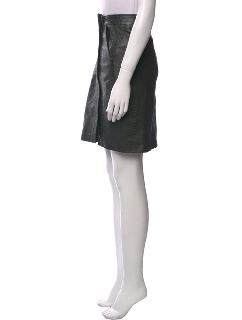Vince Leather Knee-Length Skirt