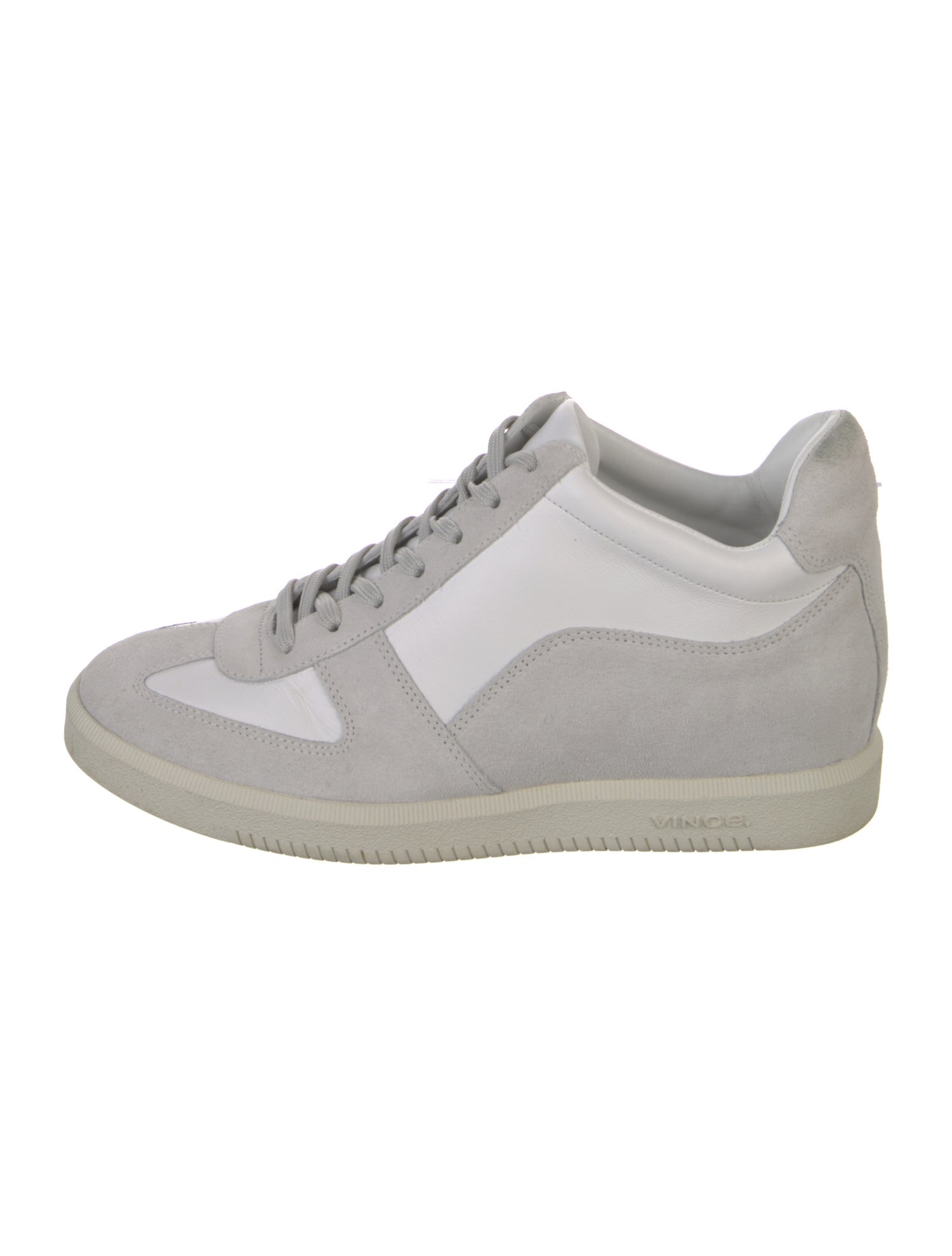 Vince Suede Colorblock Pattern Sneakers