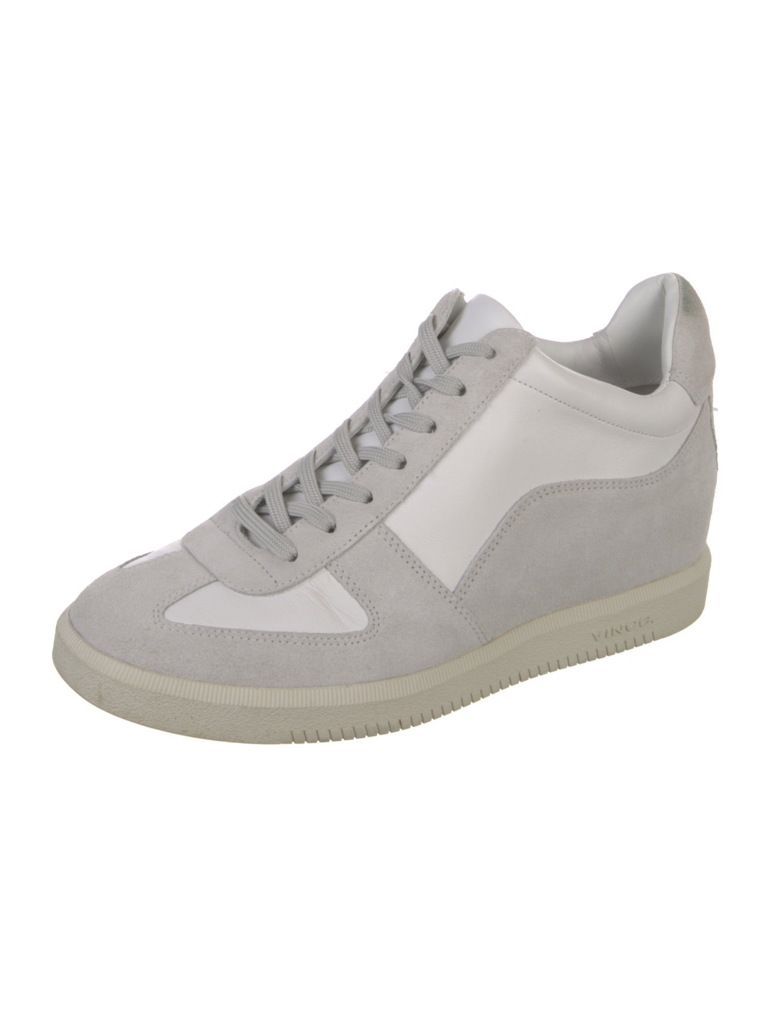Vince Suede Colorblock Pattern Sneakers