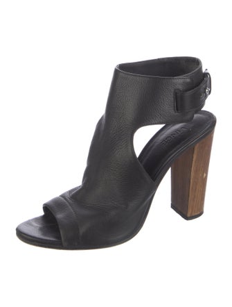 Vince Leather Slingback Sandals