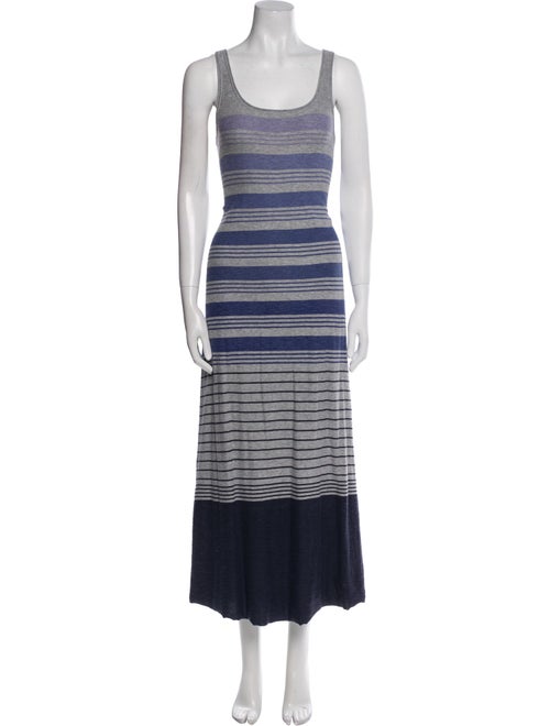 Vince Striped Long Dress
