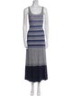 Vince Striped Long Dress