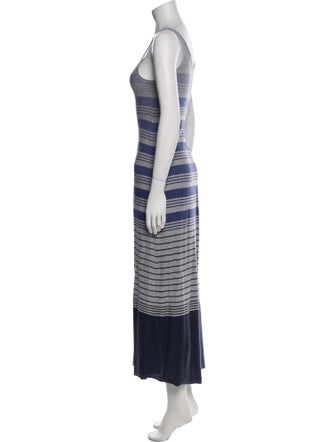 Vince Striped Long Dress