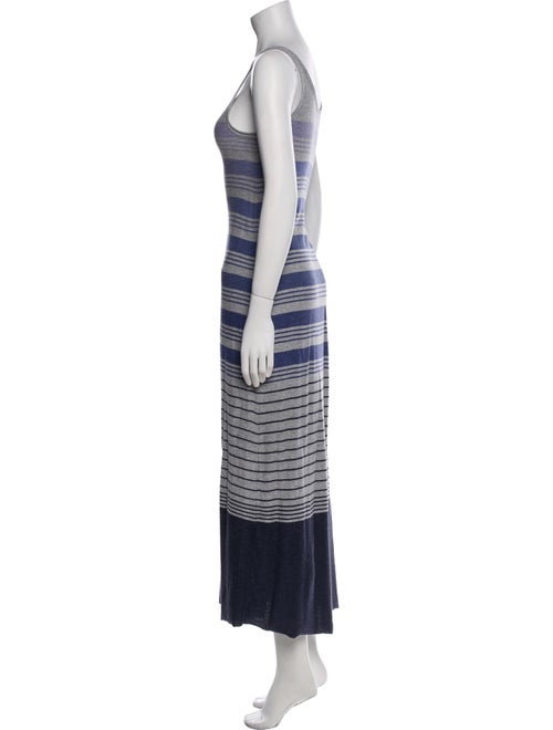 Vince Striped Long Dress