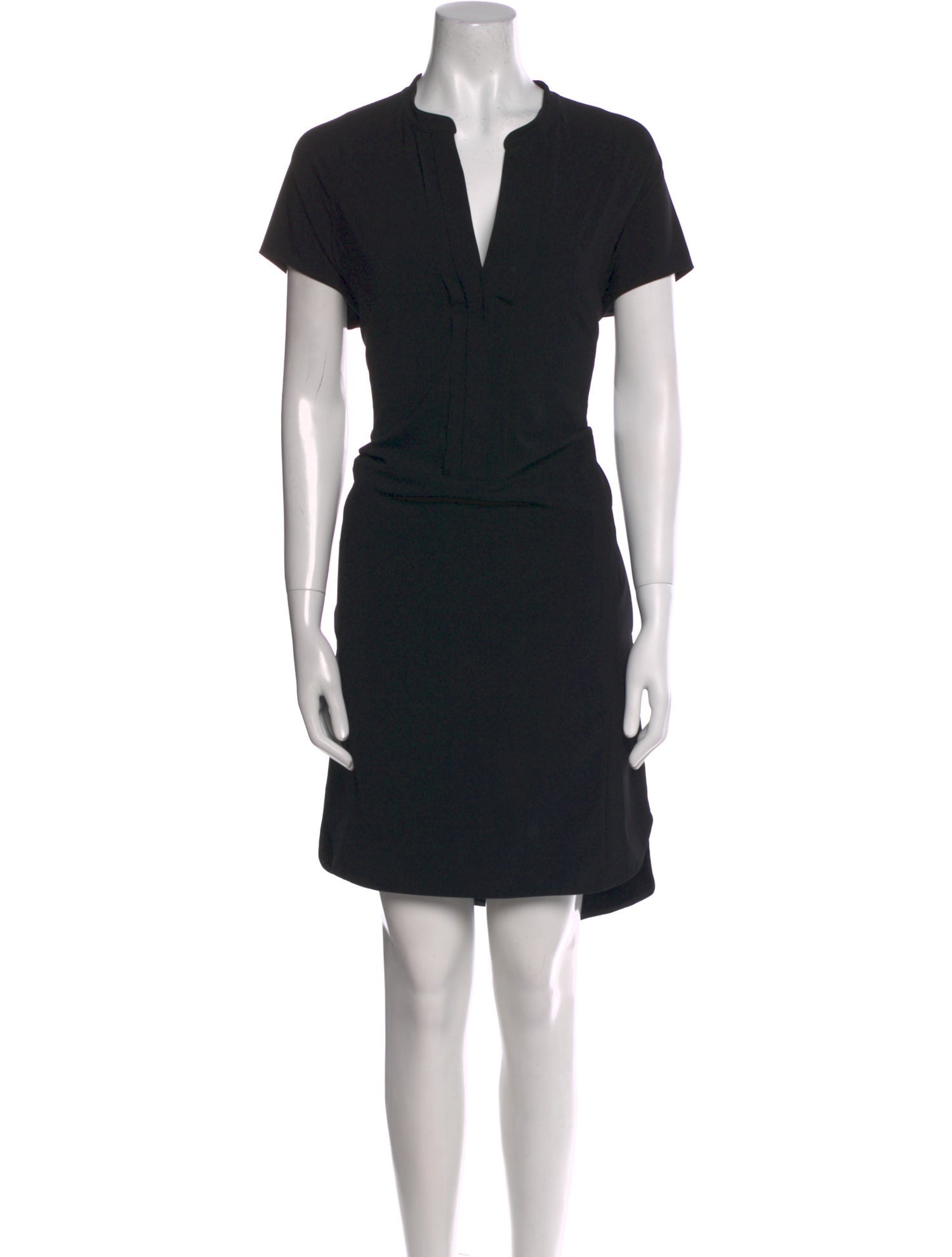 Vince V-Neck Knee-Length Dress