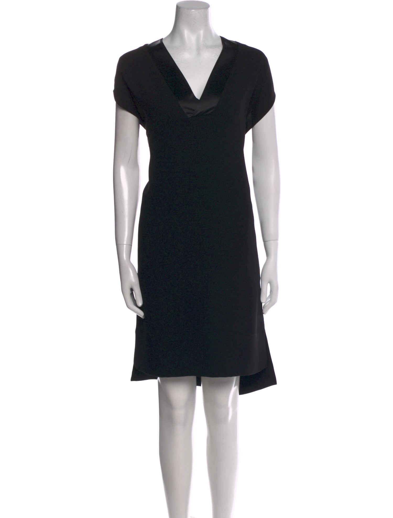 Vince V-Neck Knee-Length Dress