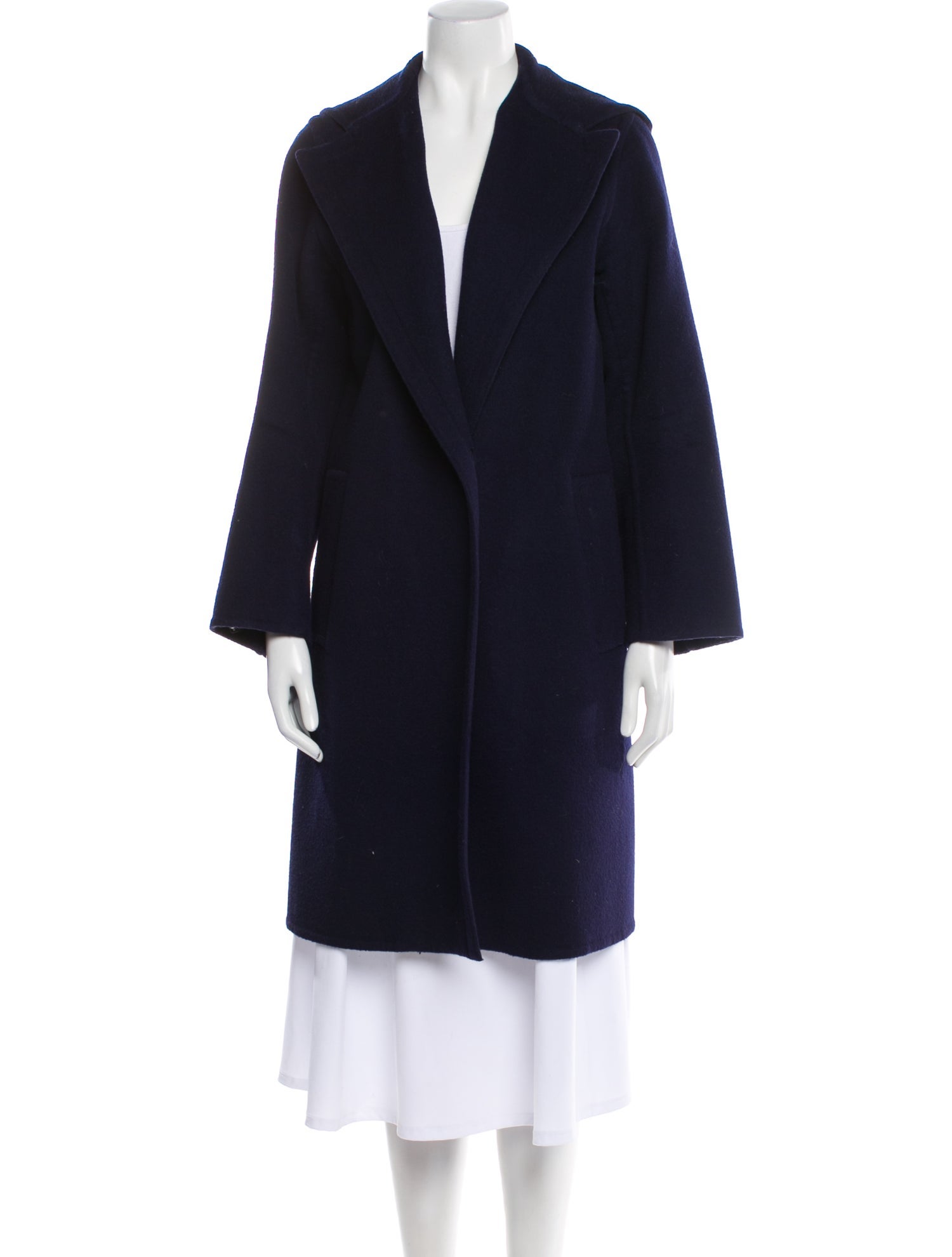 Vince Wool Faux Fur Coat