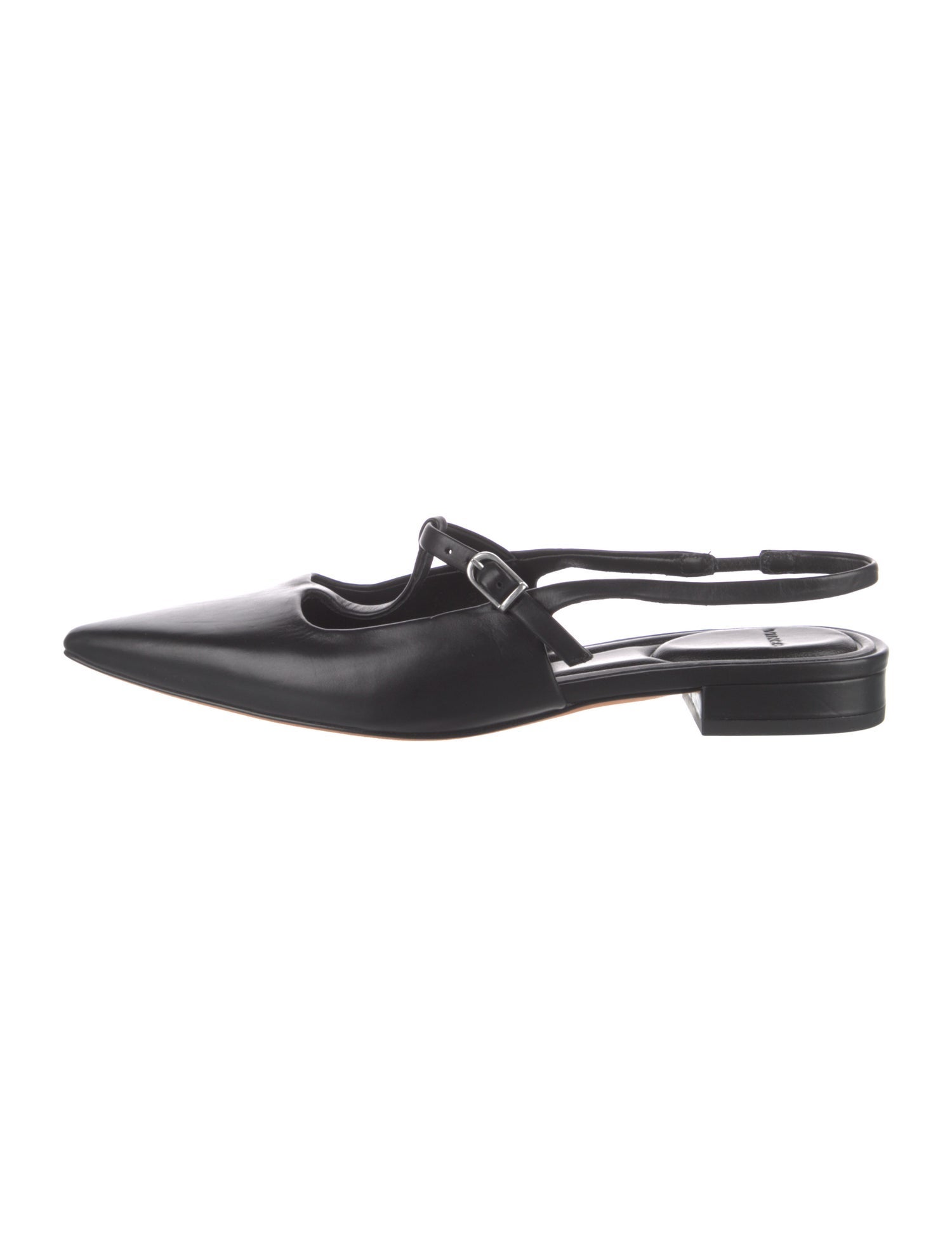 Vince Leather Slingback Flats