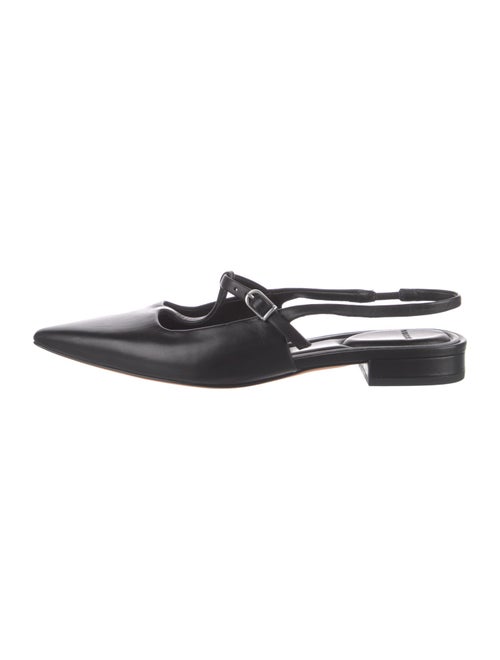 Vince Leather Slingback Flats