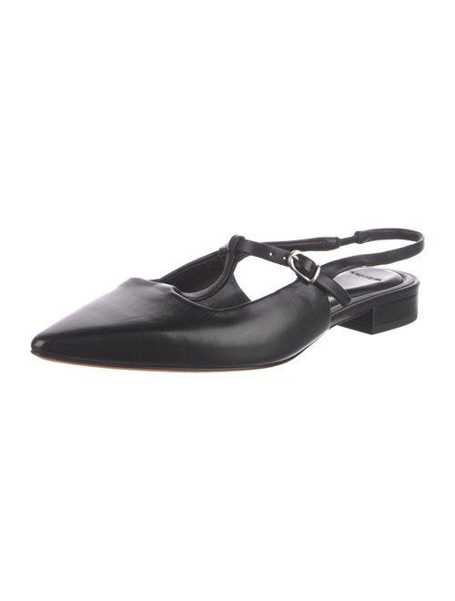 Vince Leather Slingback Flats