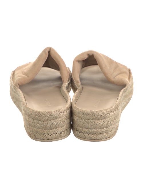 Vince Suede Whipstitch Trim Espadrilles