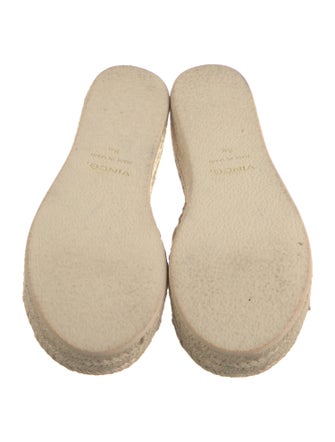 Vince Suede Whipstitch Trim Espadrilles