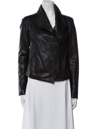 Vince Leather Biker Jacket