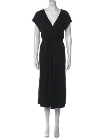 Vince V-Neck Long Dress