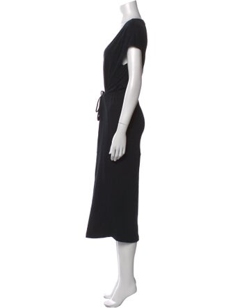 Vince V-Neck Long Dress
