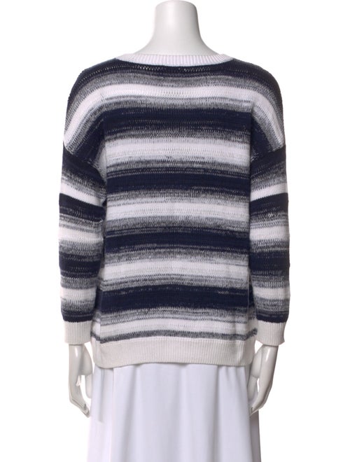 Vince Striped Bateau Neckline Sweater