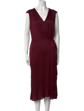 Vince V-Neck Long Dress