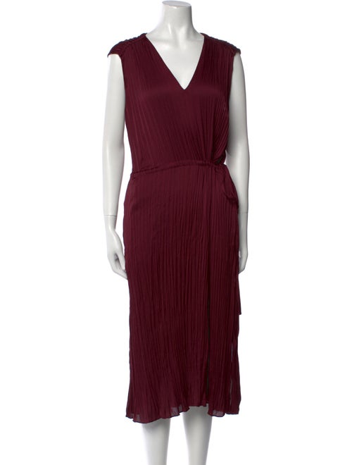 Vince V-Neck Long Dress