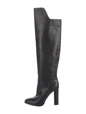 Vince Leather Riding Boots