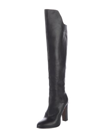 Vince Leather Riding Boots