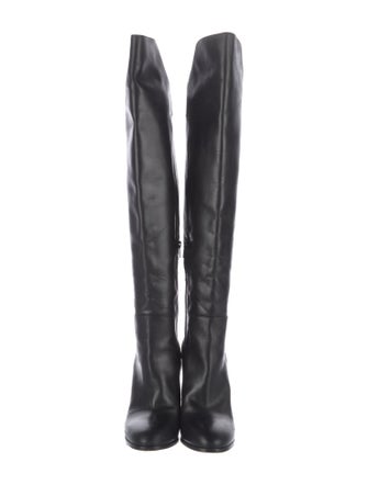 Vince Leather Riding Boots