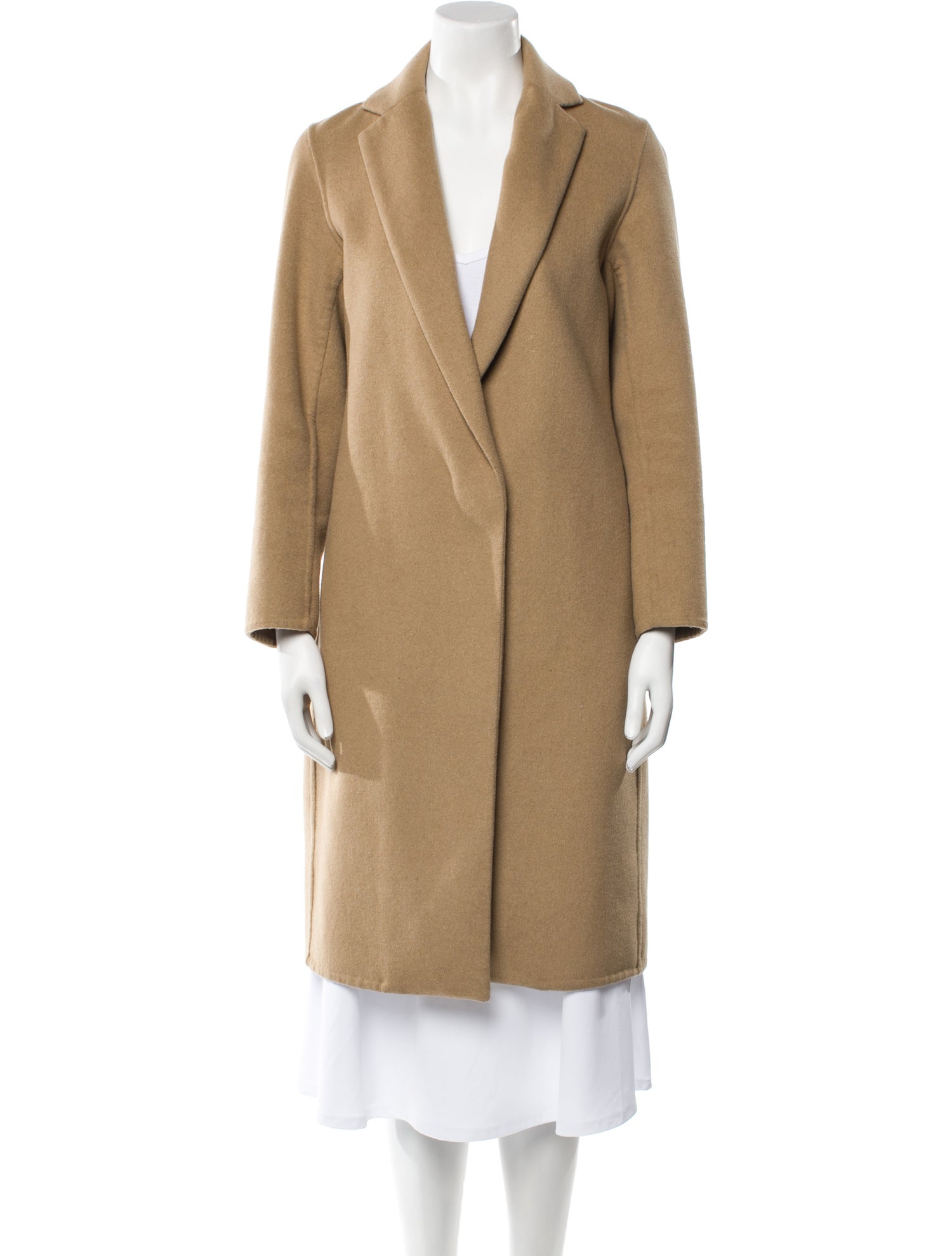 Vince Wool Faux Fur Coat