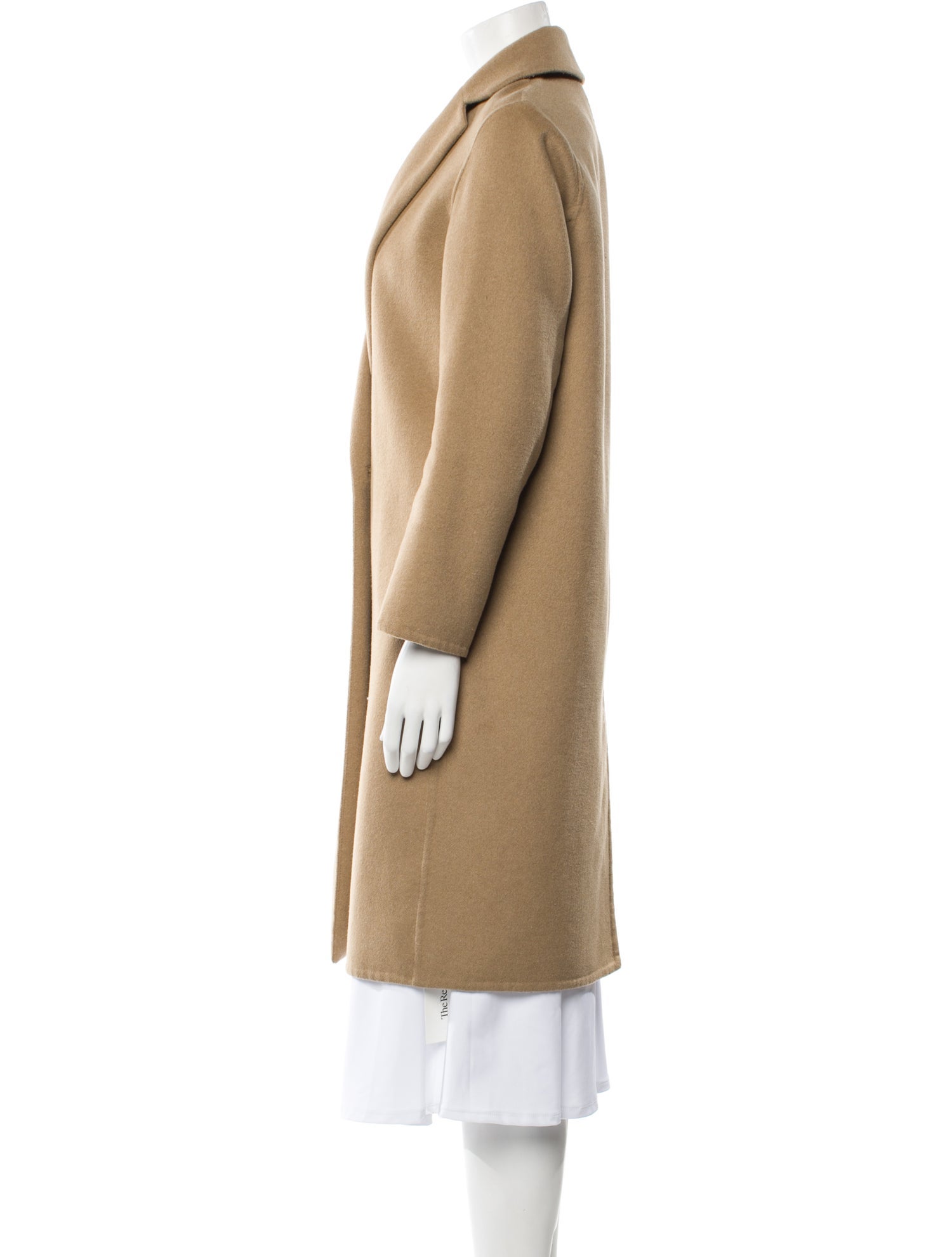 Vince Wool Faux Fur Coat