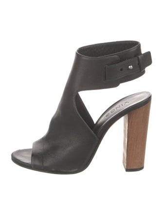 Vince Leather Slingback Sandals