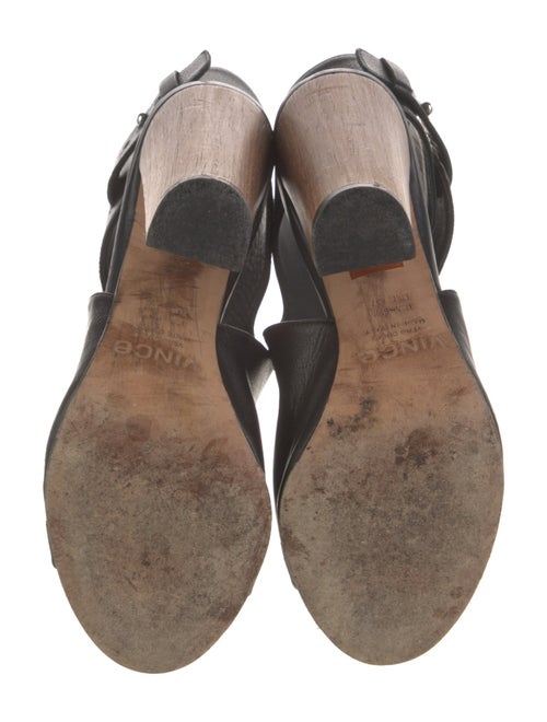 Vince Leather Slingback Sandals