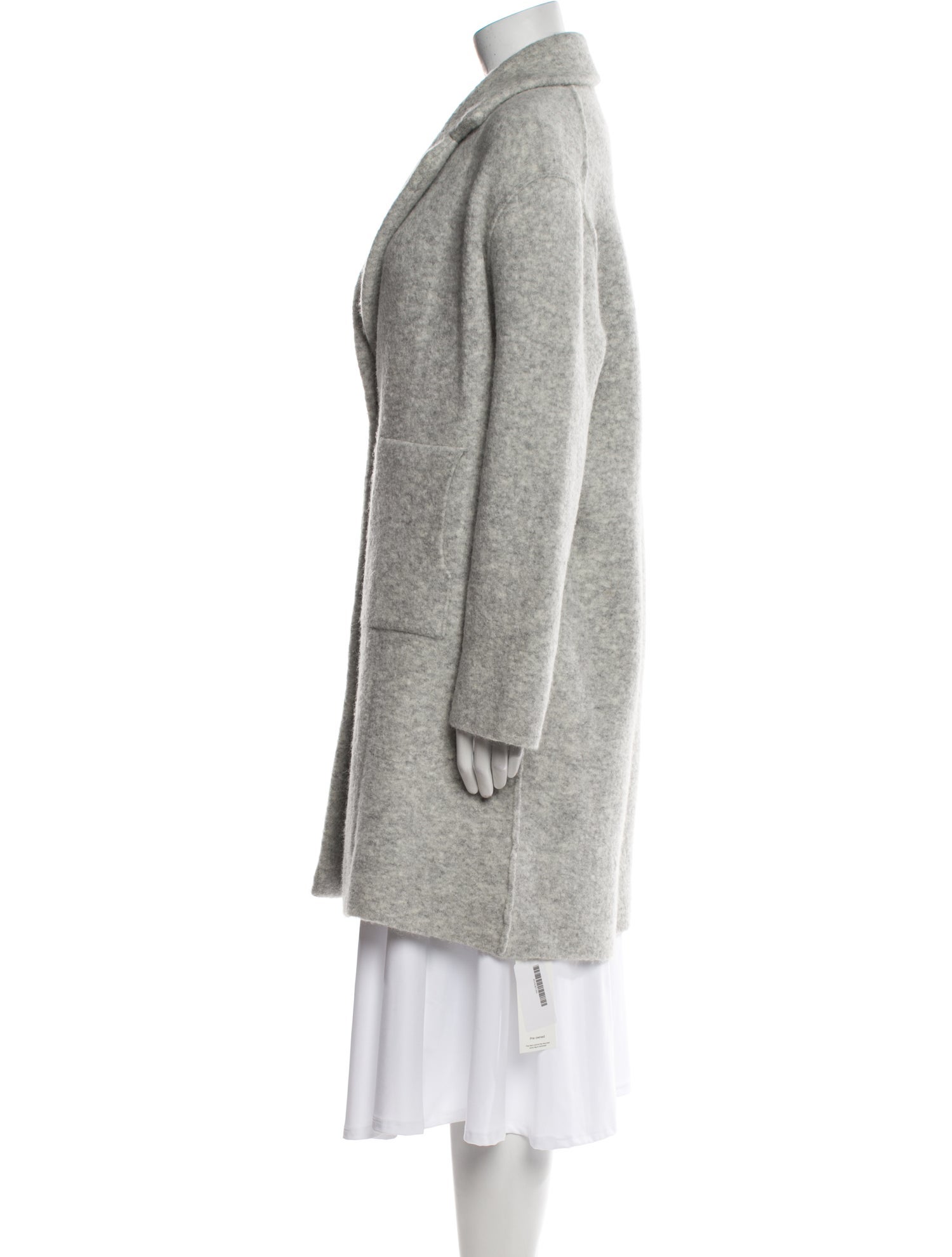 Vince Wool Faux Fur Coat