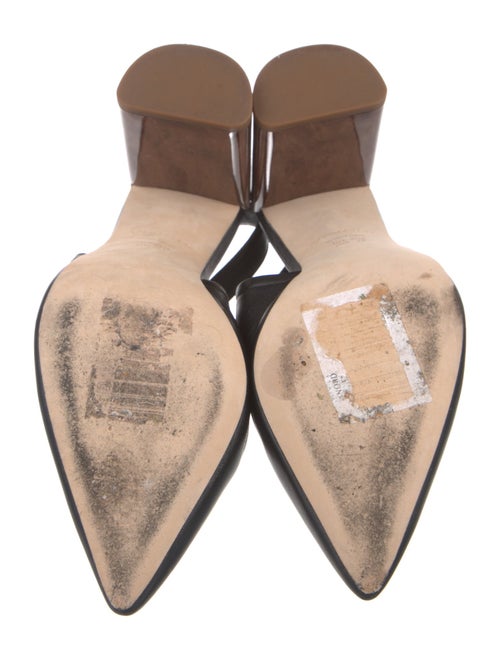 Vince Leather Slingback Pumps