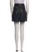 Vince Leather Mini Skirt