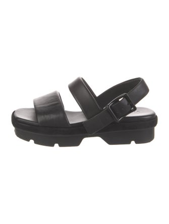 Vince Leather Slingback Sandals