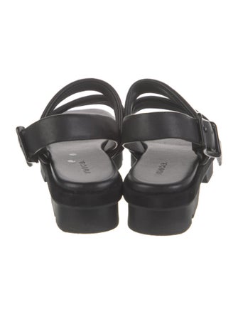Vince Leather Slingback Sandals
