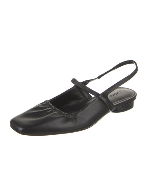 Vince Leather Slingback Flats