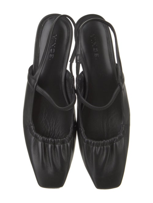 Vince Leather Slingback Flats