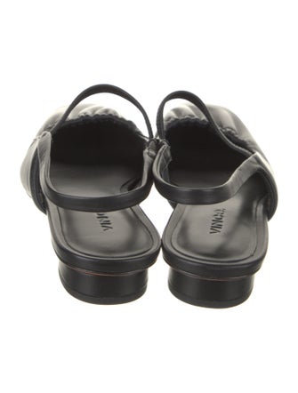 Vince Leather Slingback Flats