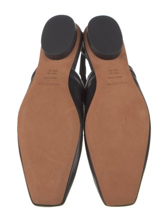 Vince Leather Slingback Flats