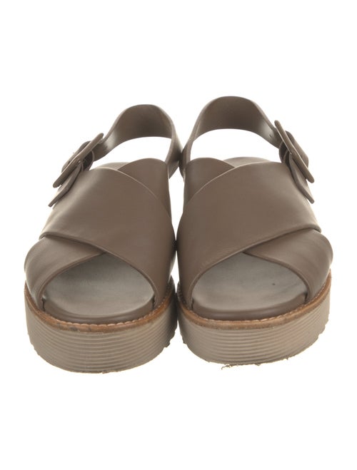 Vince Leather Slingback Sandals