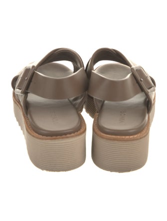 Vince Leather Slingback Sandals