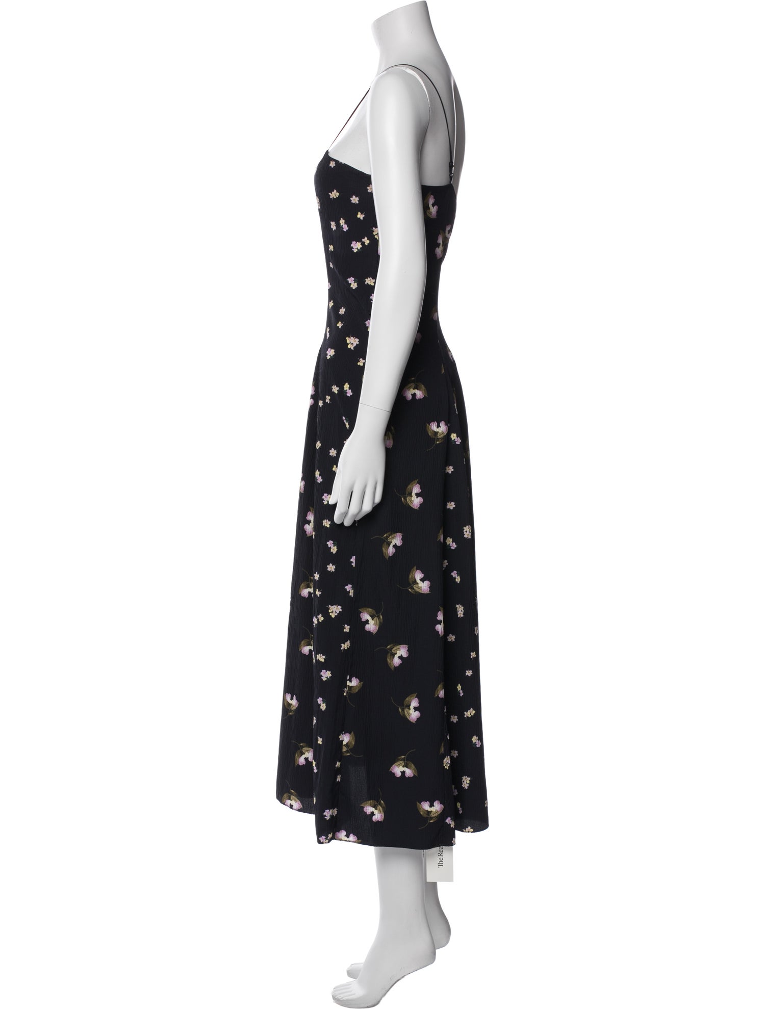 Vince Floral Print Long Dress