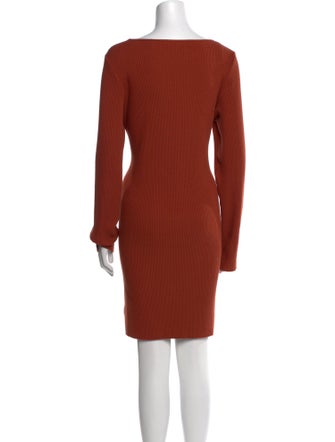 Vince Square Neckline Knee-Length Dress