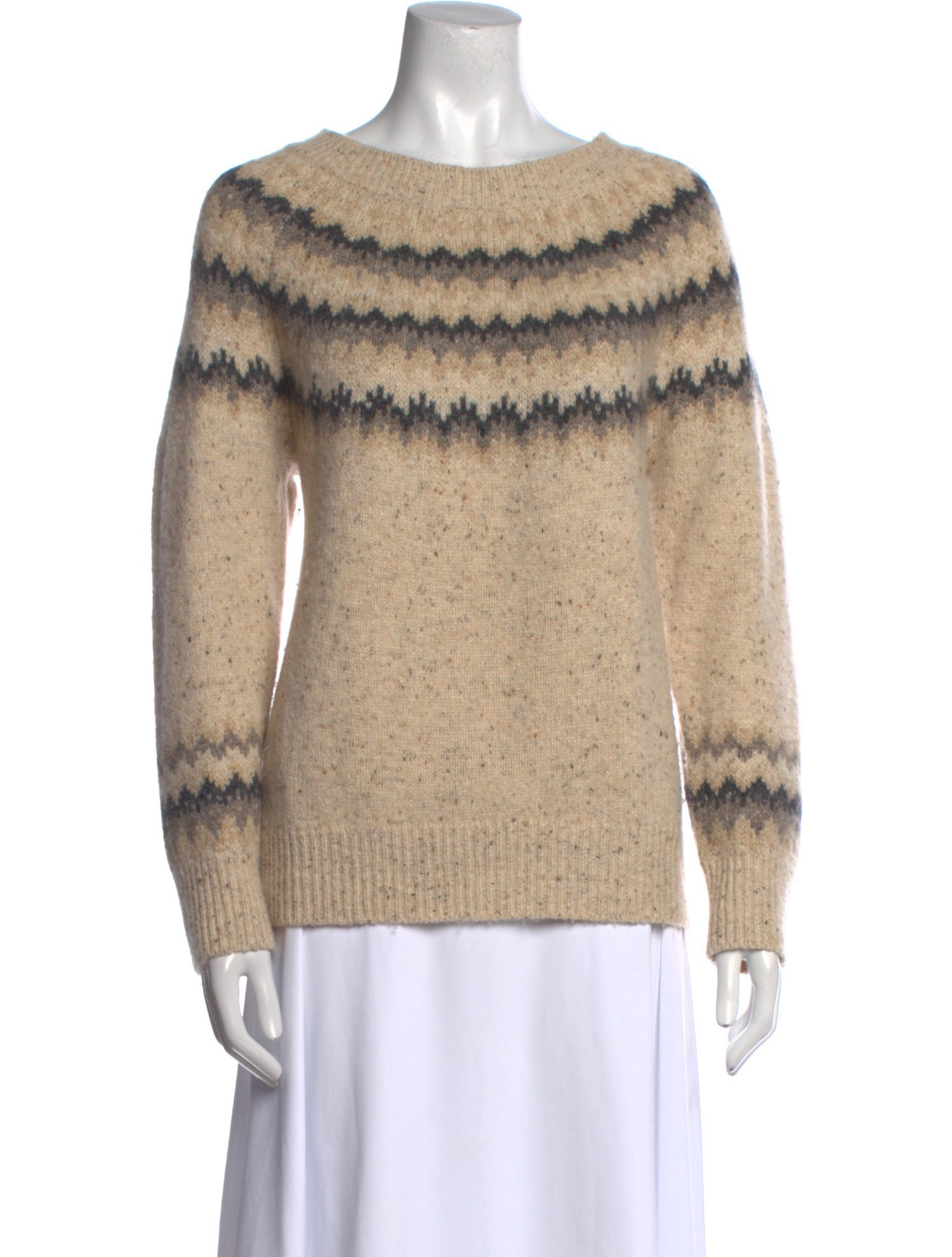 Vince Striped Scoop Neck Sweater