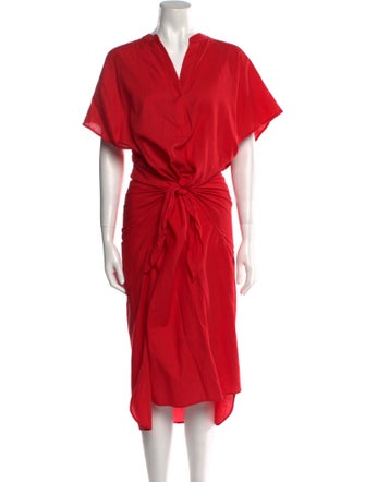 Vince V-Neck Long Dress