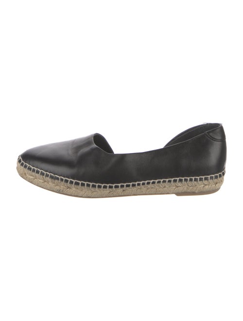 Vince Leather Whipstitch Trim Espadrilles