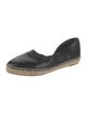 Vince Leather Whipstitch Trim Espadrilles
