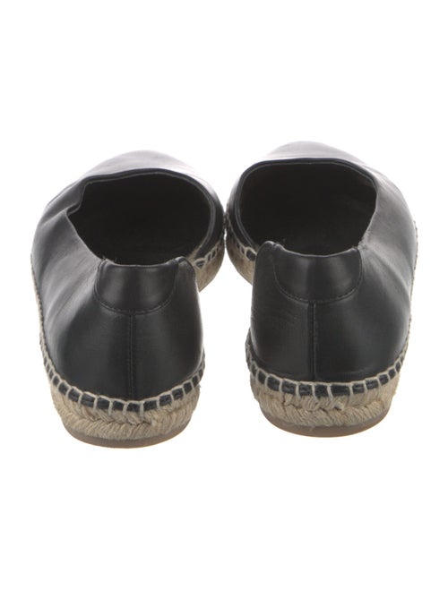 Vince Leather Whipstitch Trim Espadrilles